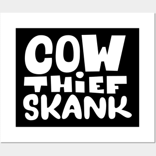 Cow thief Skank - Dub Reggae Hymne - Lee Scratch Perry Posters and Art